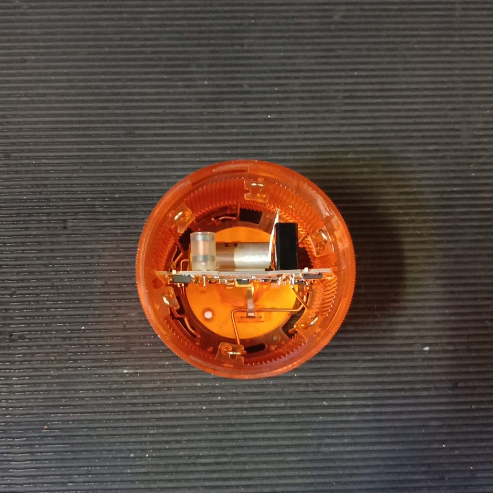 OPTICAL STROBE LIGHT ELEMENT YELLOW 24V